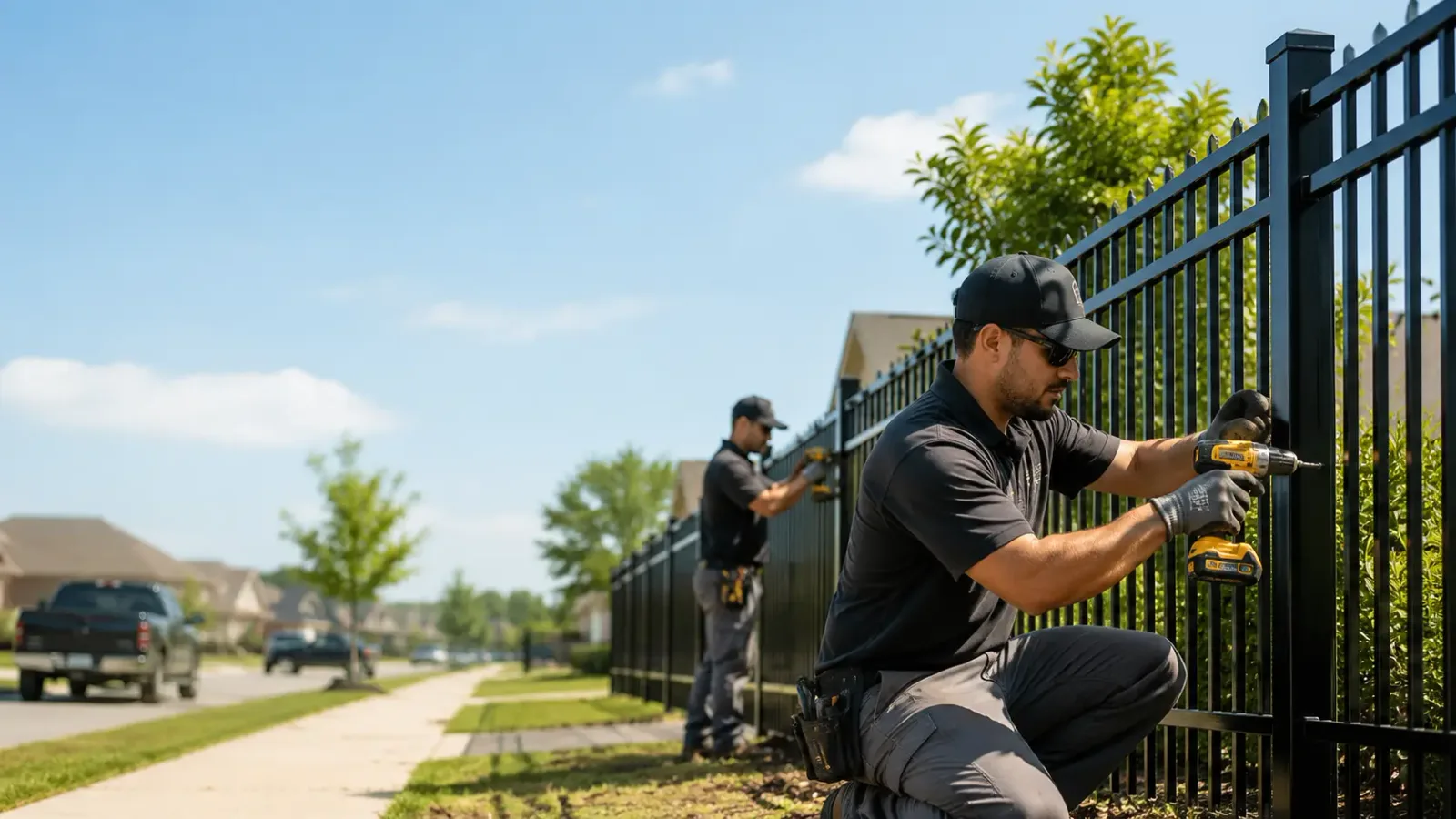 Metal Fence Installation in Church Point, LA